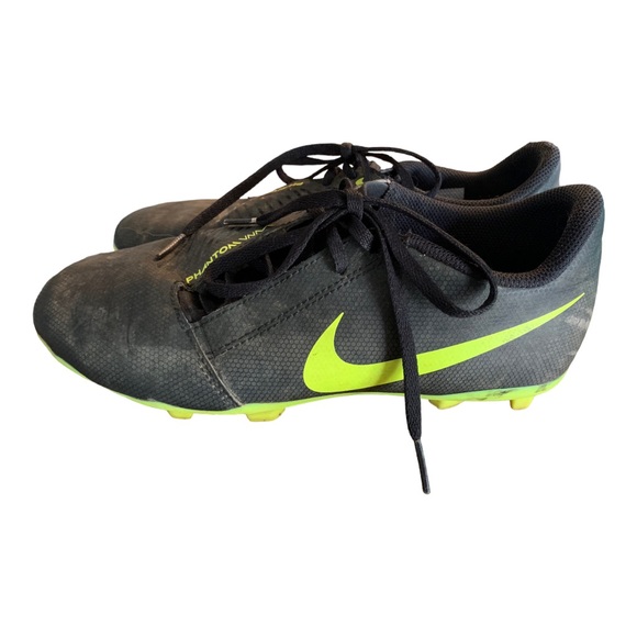 Nike kids Phantom Venom Club FG Mens Football Boots Soccer Cleats Black Sz 6y - Picture 2 of 11